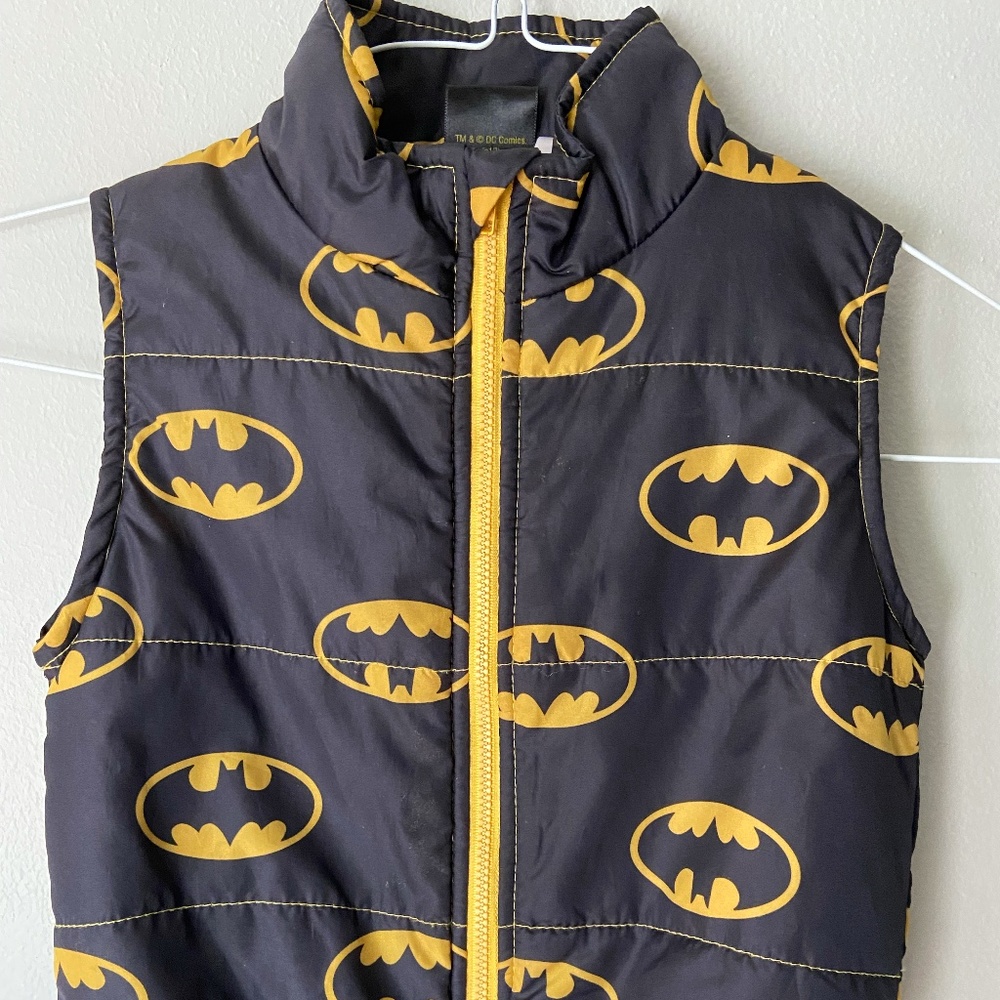 Batman vest, size 4-5T
